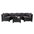 7 Pieces Outdoor Rattan Patio Sectional Set, Black Wicker Furniture Conversation Sets With Washable Cushions & Glass Coffee Table For Garden, Poolside, Backyard