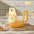 Cartoon Filter Measuring Cup With Scale Food Grade Multifunctional Egg Beater