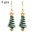 Christmas Earrings Tree Star DIY Earrings