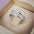 Simple Golden Sliver Rhinestones Ring Copper Plated RIngs Fashion Jewellery